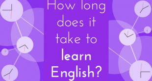 زمان لازم برای یادگیری زبان انگلیسی